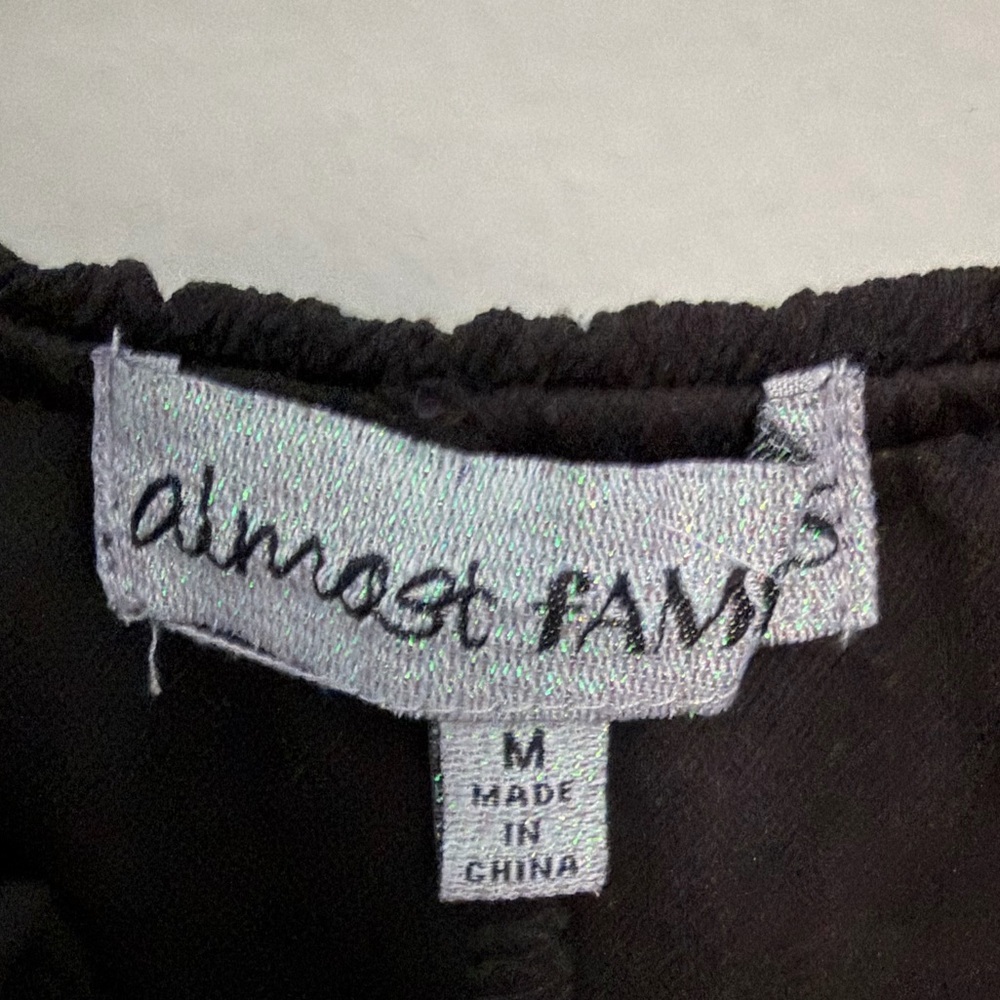 Almost Famous Black Mini Dress - Picture 3 of 3